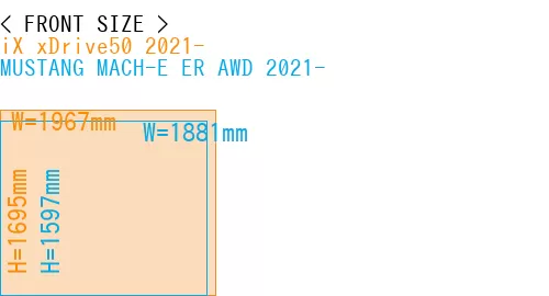 #iX xDrive50 2021- + MUSTANG MACH-E ER AWD 2021-